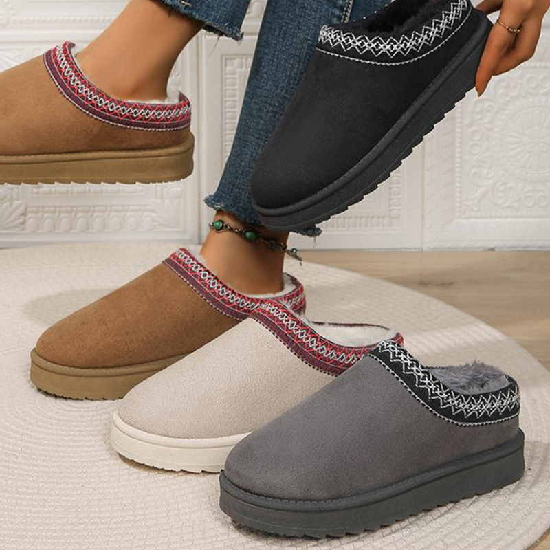 Ethnic Fashion Online - Bottes de neige décontractées à enfiler