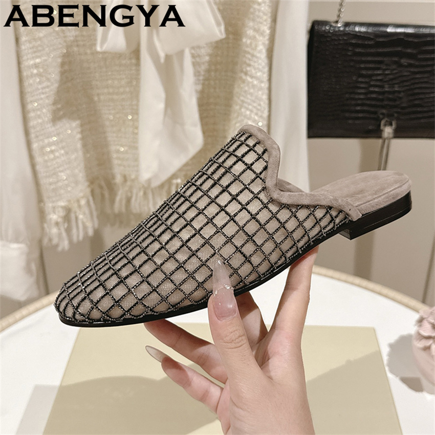 Ethnic Fashion In - Mocassins plats à bout rond en
