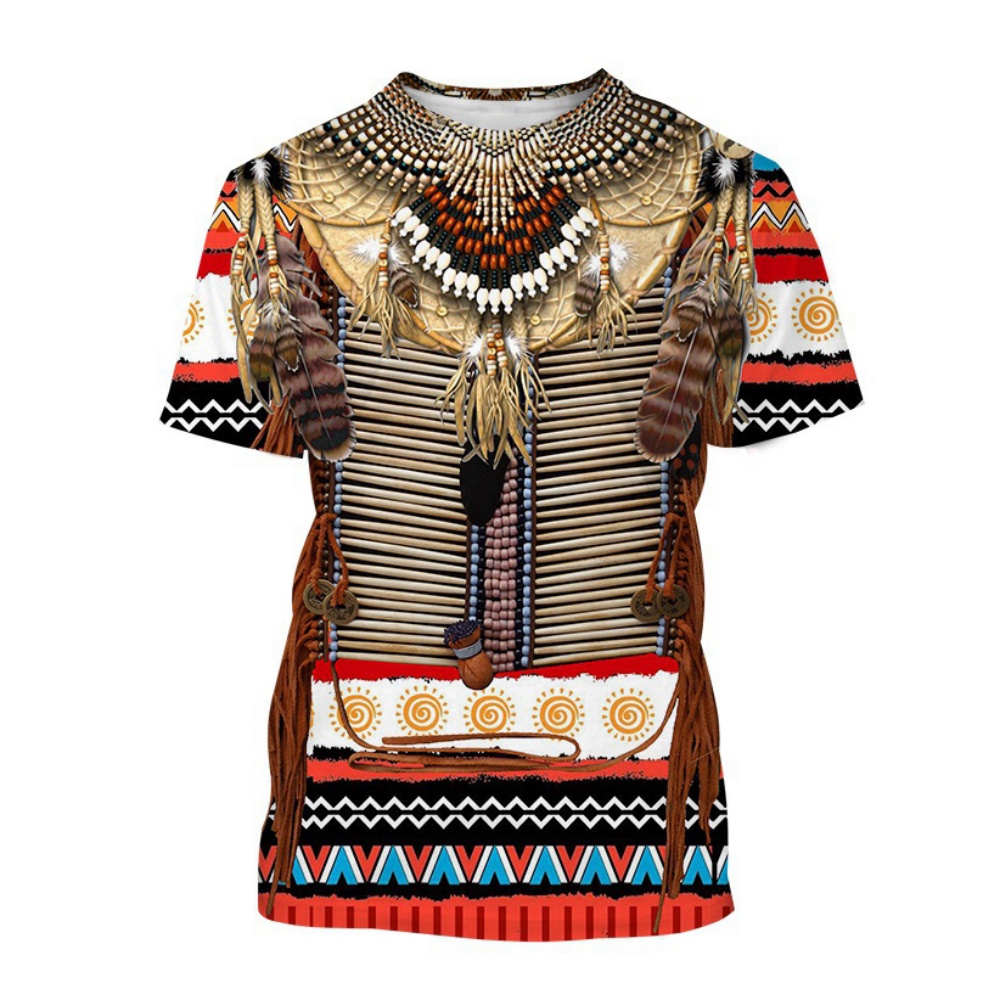Fashion Ethnic Indian Clothing - T-Shirts indiens Style ethnique impression 3D