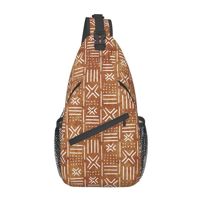 Ethnic Fashion For Men - Bogolan Mudcloth-Sac à bandoulière à motif