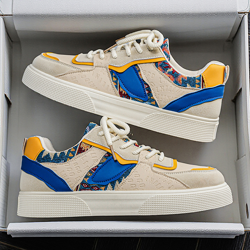 Ethnic Fashion For Men - Baskets plateforme vintage pour hommes -