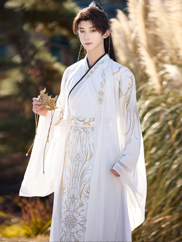Nouveau style Hanfu noir impri - Ethnic Wear In Fashion avis et prix