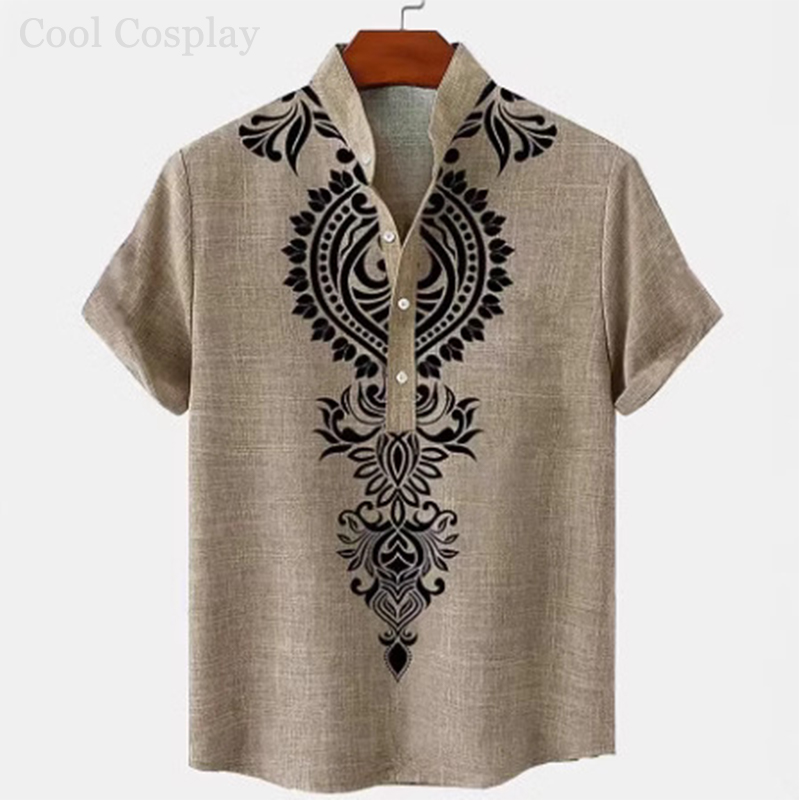 Chemise Henley rétro pour homm - Ethnic Fashion For Men avis et prix