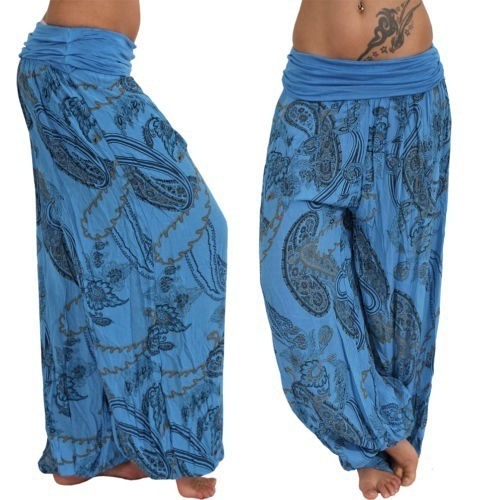 Pantalon large à imprimé numér - Ethnic Wear In Fashion avis et prix
