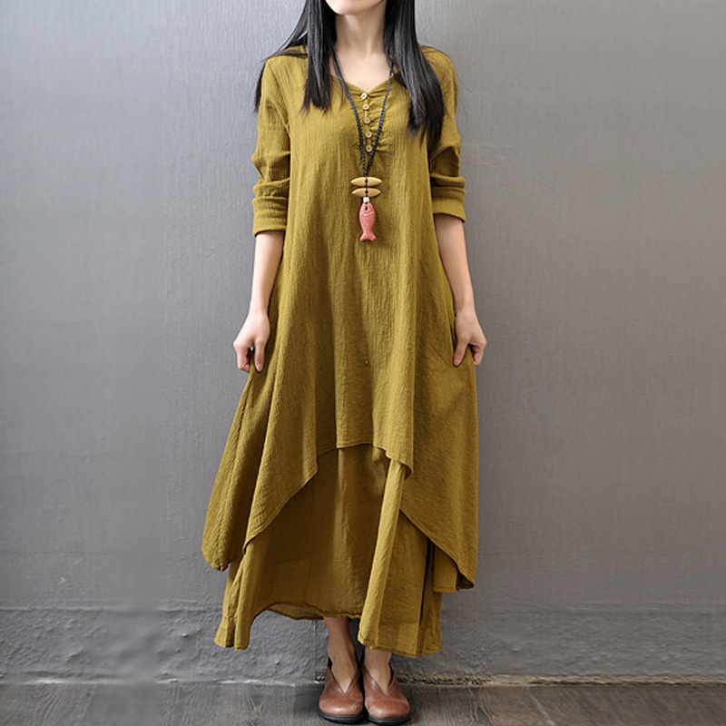 Robe Maxi à Manches sulfpour F - Fashion Ethnic Indian Clothing avis et prix