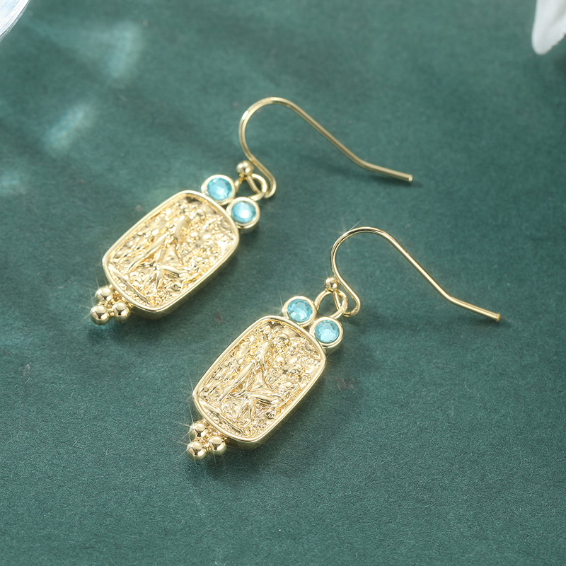 Boucles d'oreilles pendantes v - Ethnic Wear In Fashion avis et prix