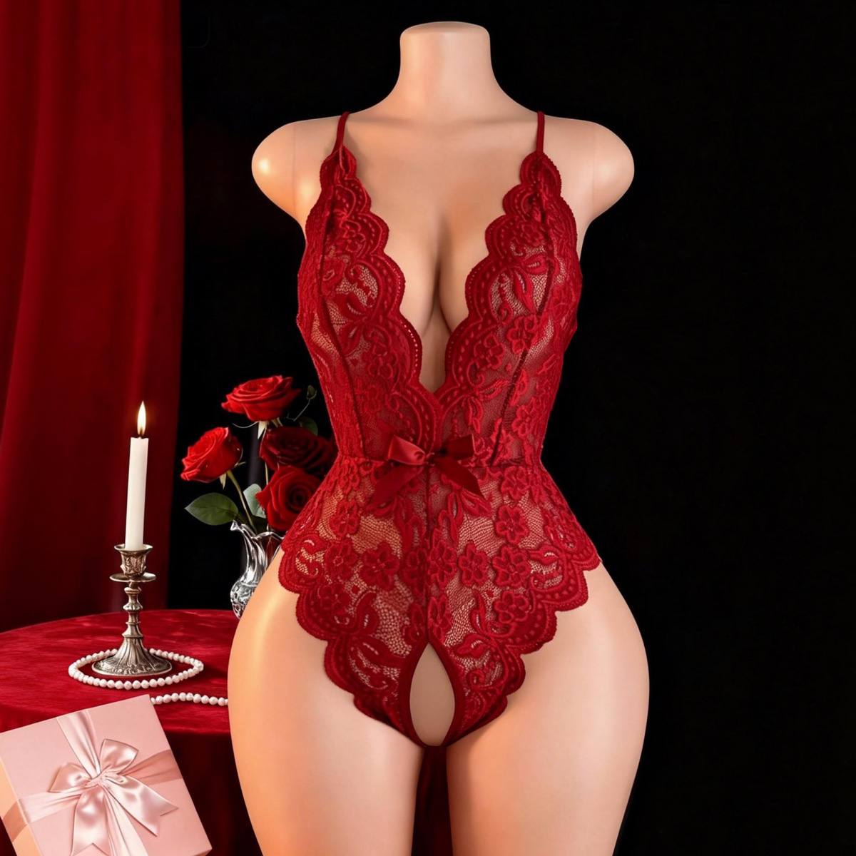 Lingerie sexy sans entrejambe  - Ethnic Outfit avis et prix