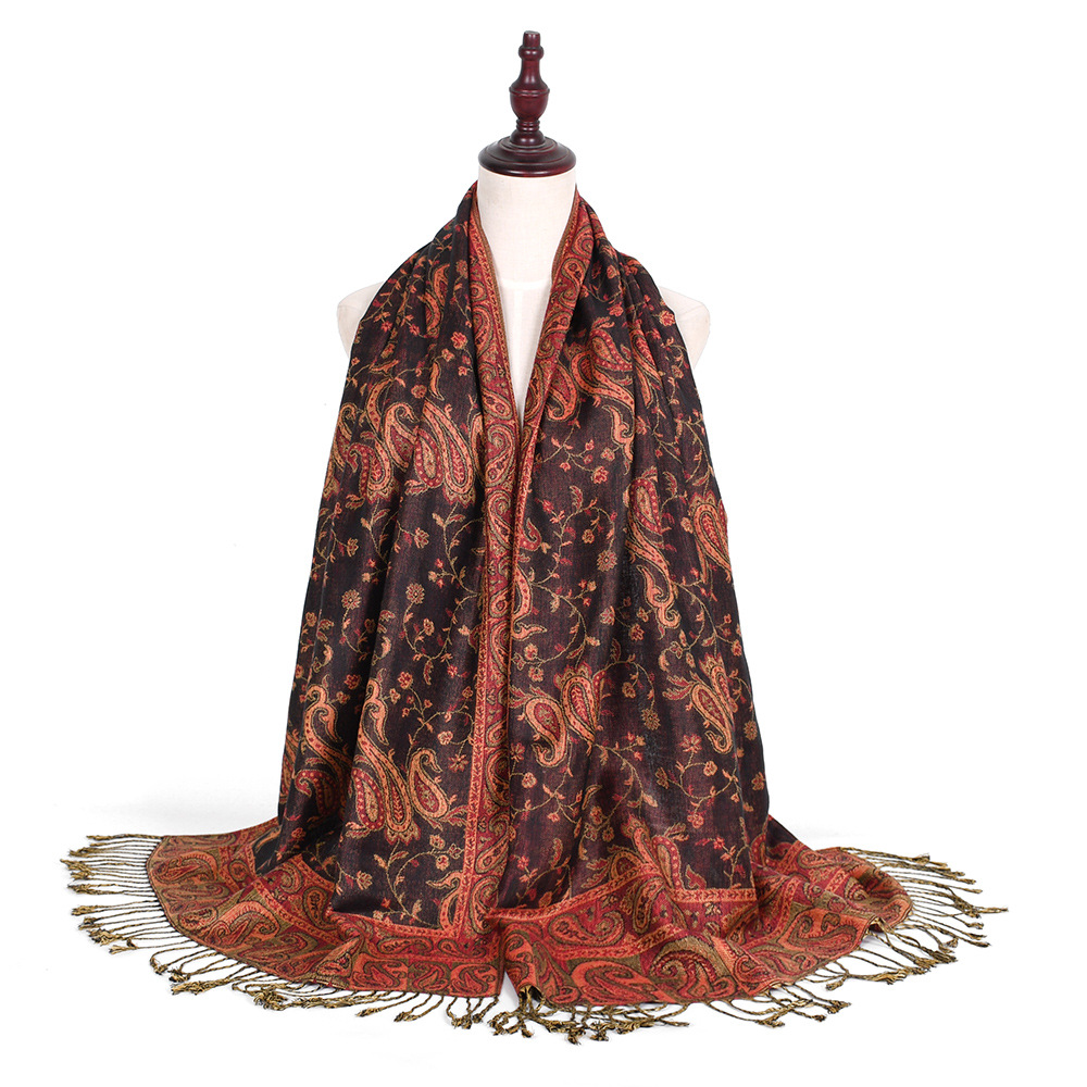 Pashmina écharpe châles Paisle - Go Ethnic Fashion avis et prix
