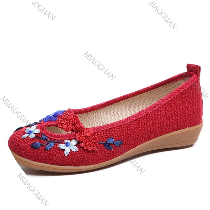 Chaussures compensées brodées  - Ethnic Fashion In avis et prix