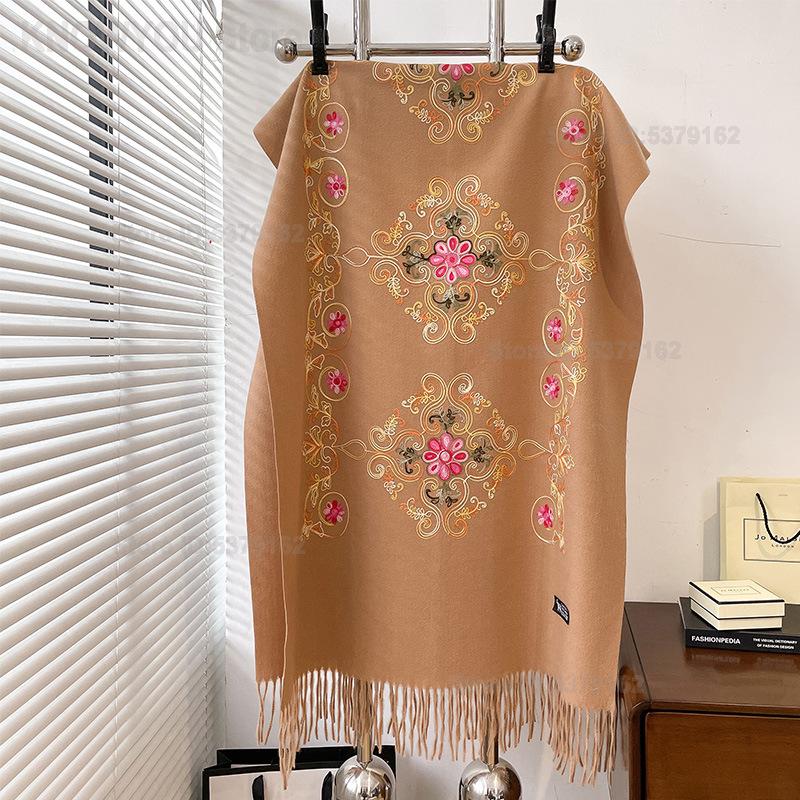 Châle Pashmina Vintage Ethniqu - Go Ethnic Fashion avis et prix