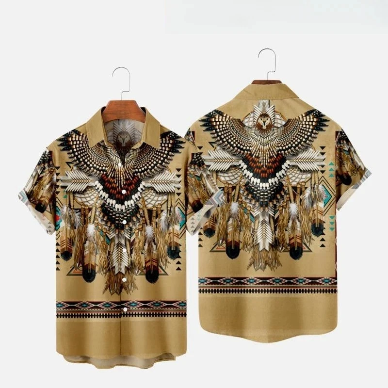 Chemises de plage imprimées 3D - Fashion Ethnic Indian Clothing avis et prix