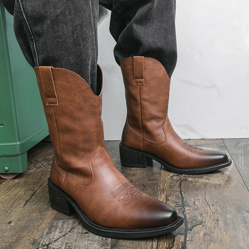 Bottes pour hommes, style west - Ethnic Fashion In avis et prix
